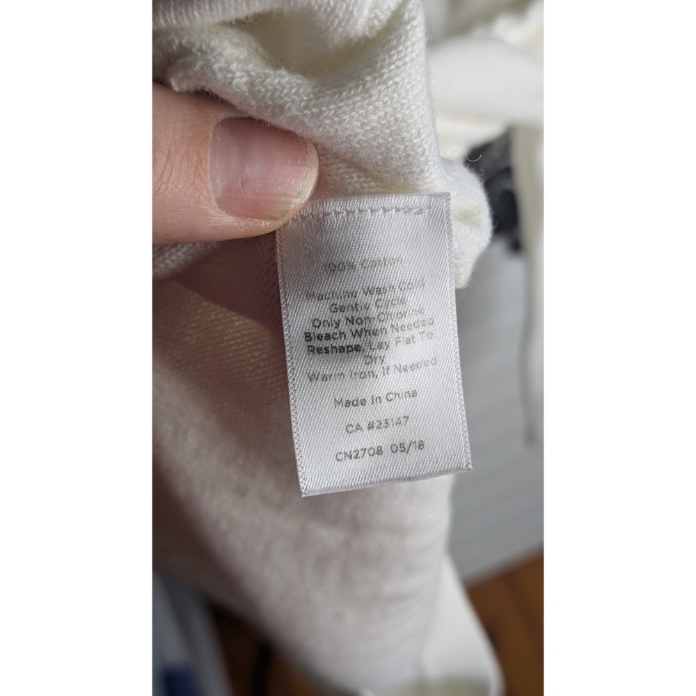 Talbots Women's Sweaters Medium Petite Solid Whit… - image 8